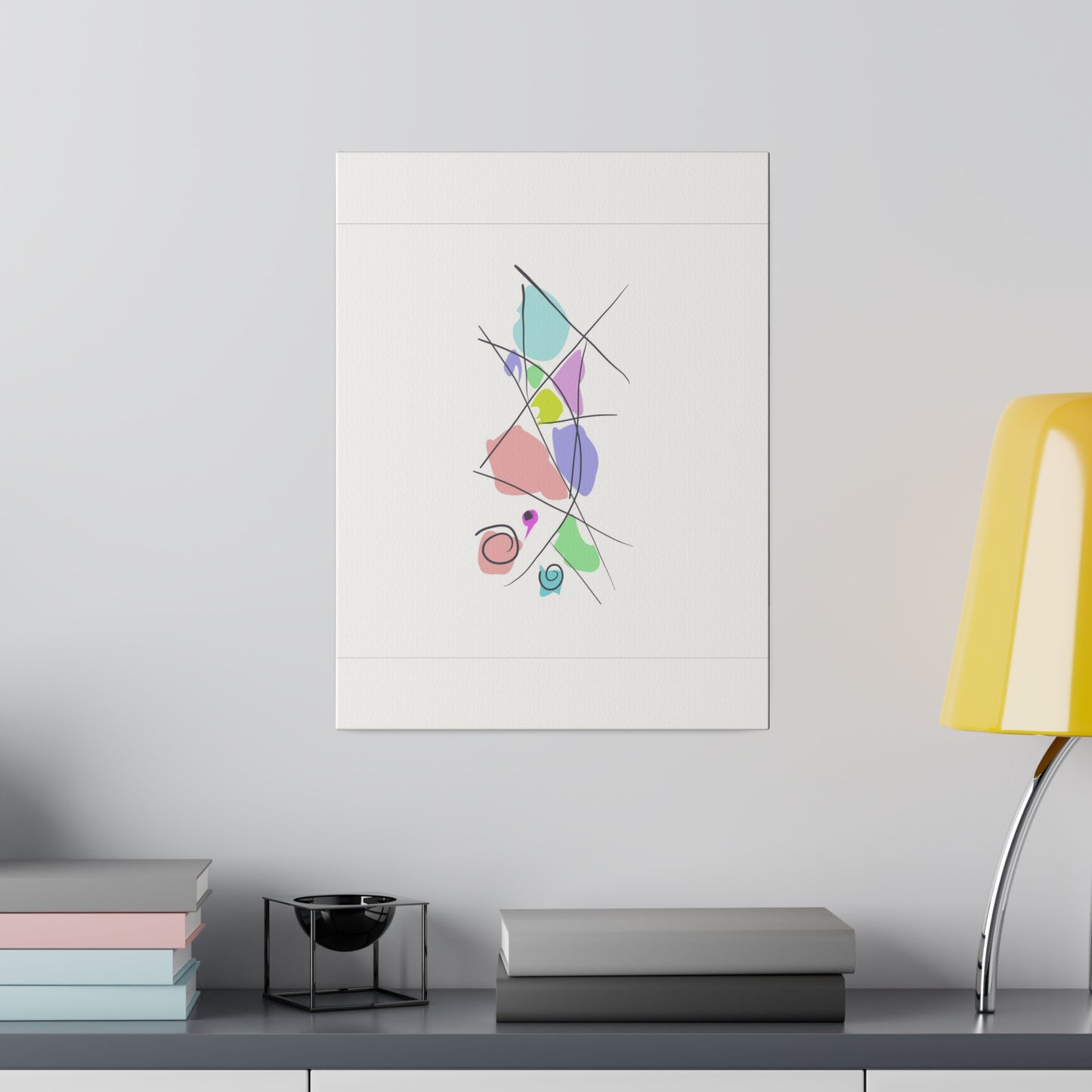 Pastels & Doodles Wall Art Printify