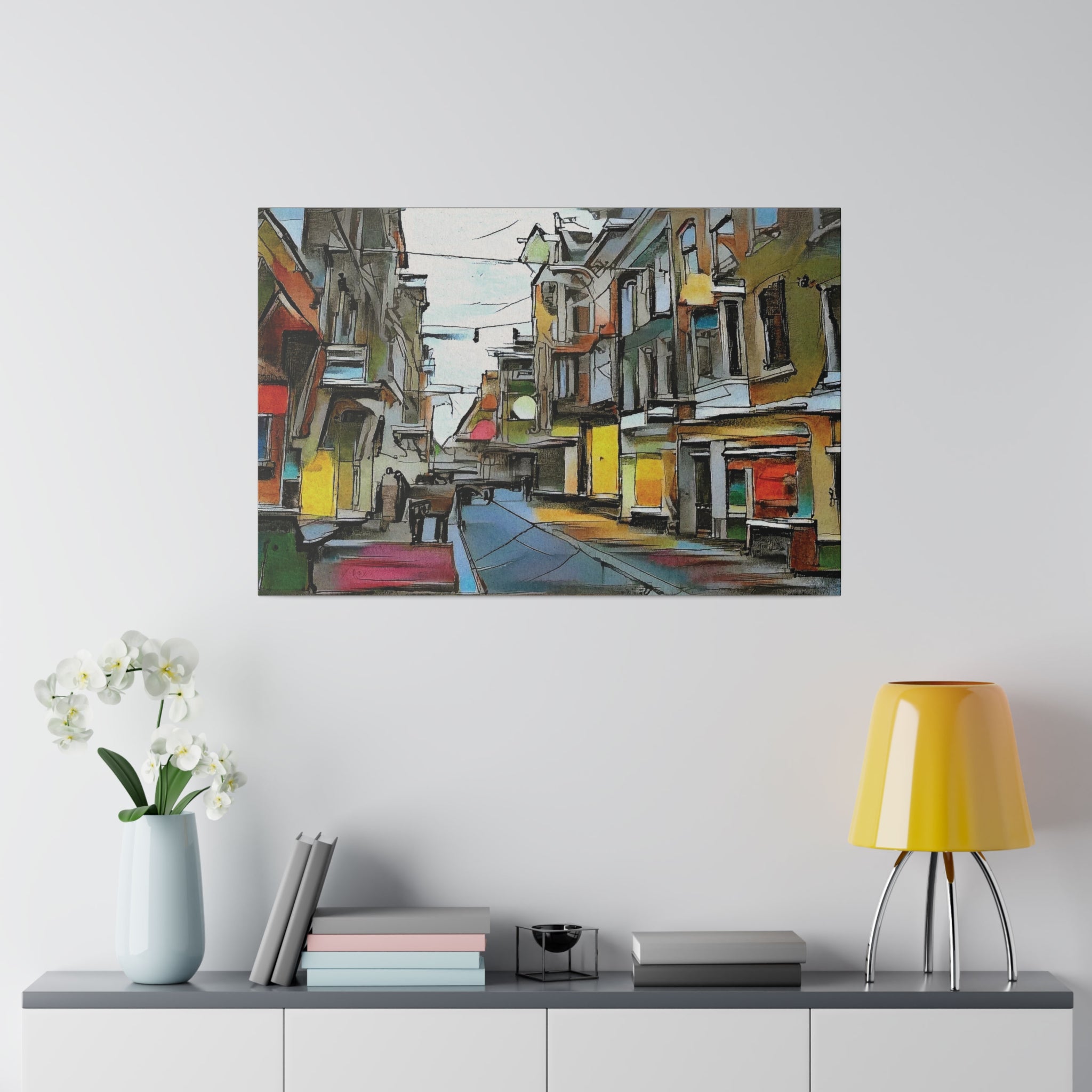 On The High Street Canvas Printify