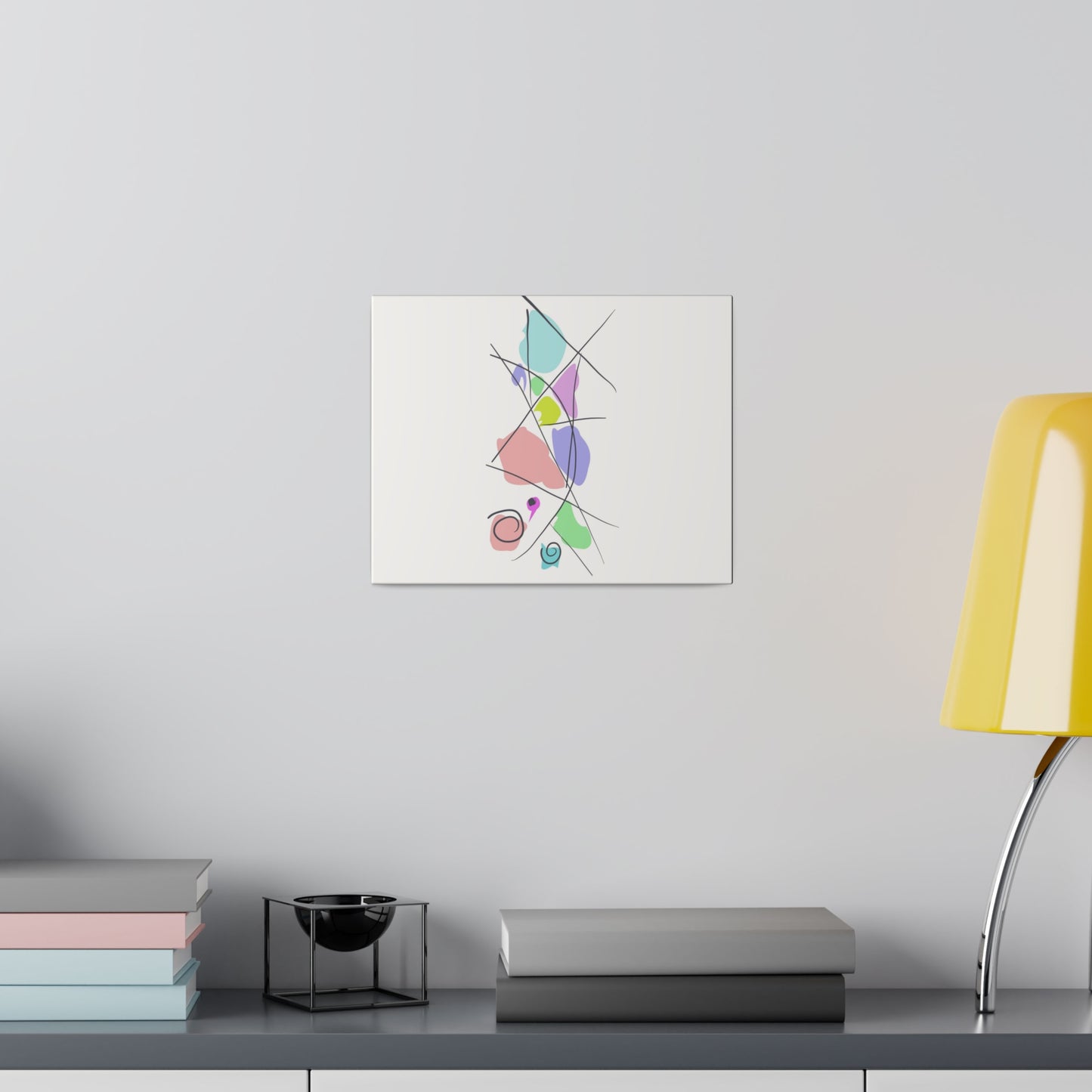 Pastels & Doodles Wall Art Printify