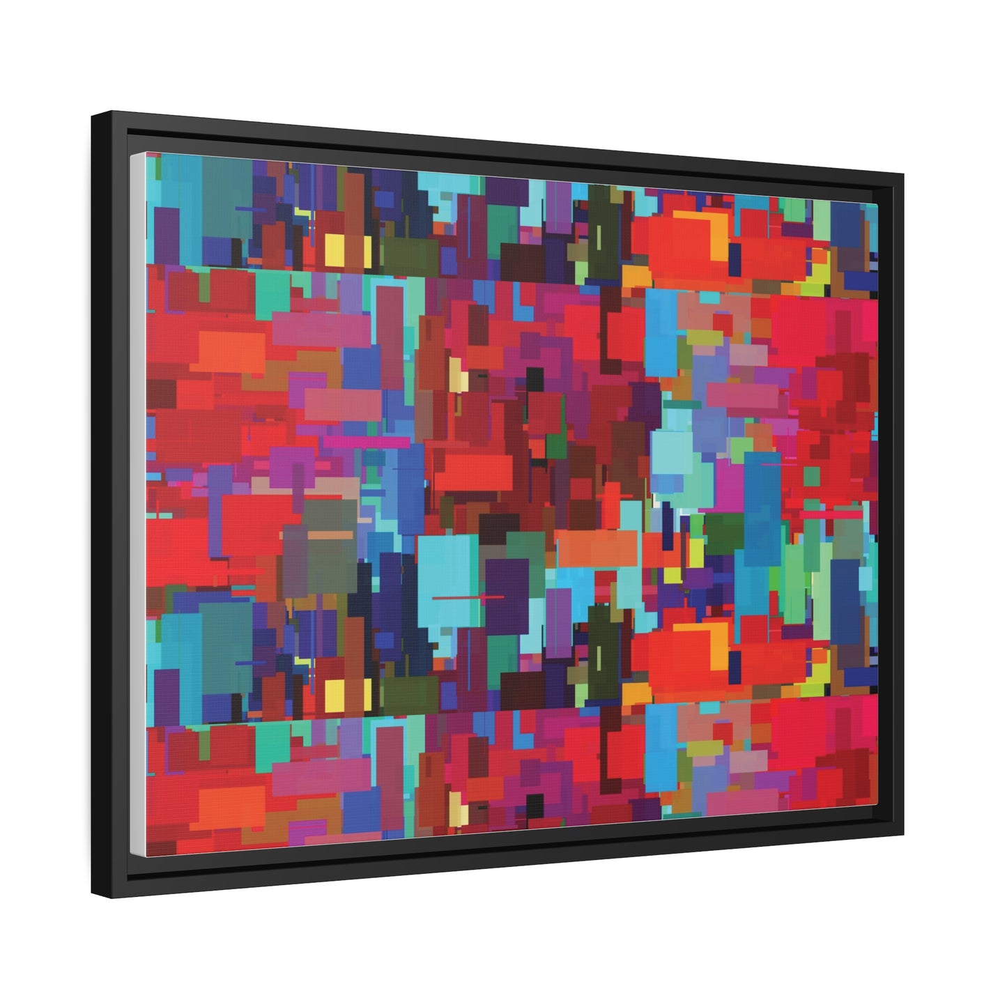 Abstract painting, Black Frame Printify