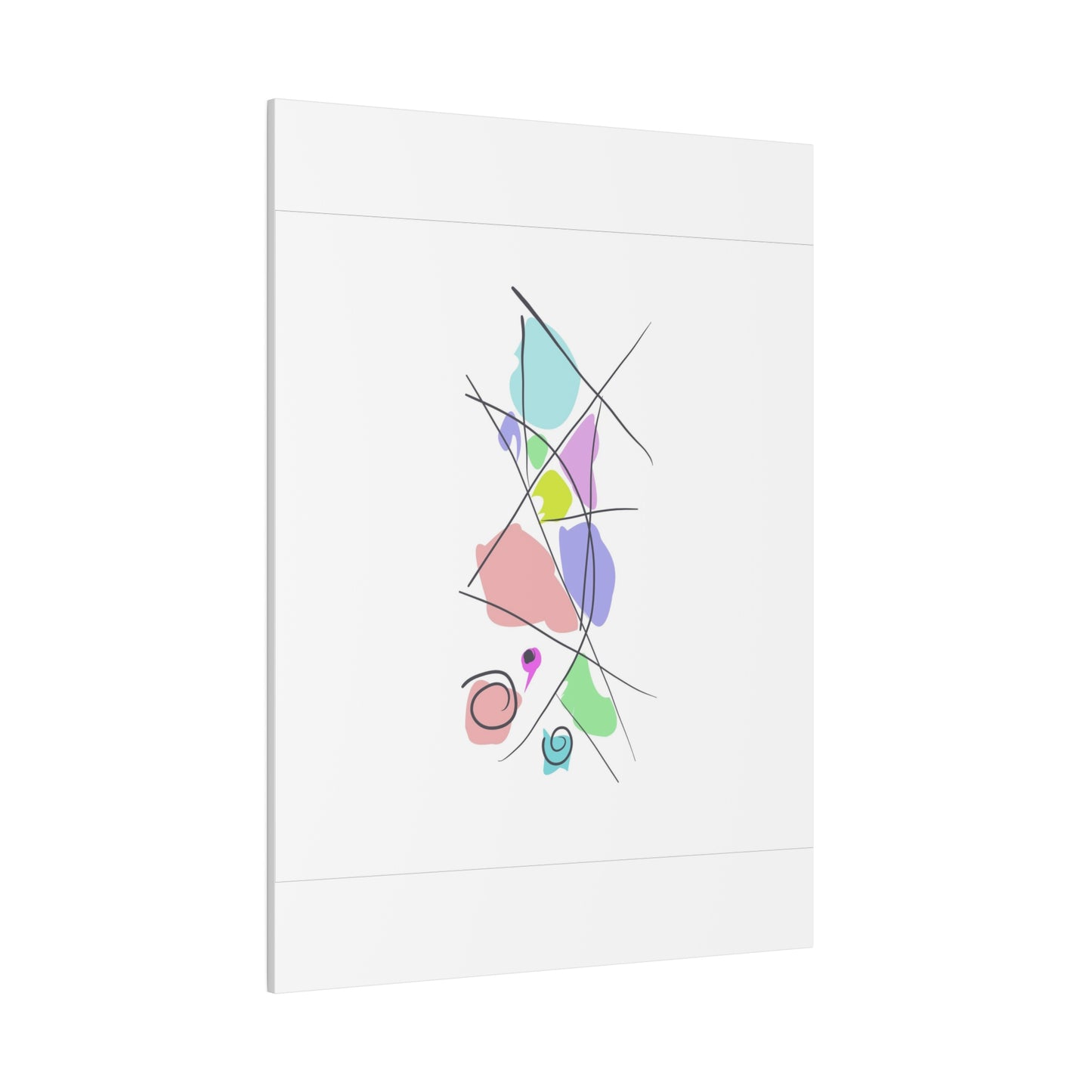 Pastels & Doodles Wall Art Printify