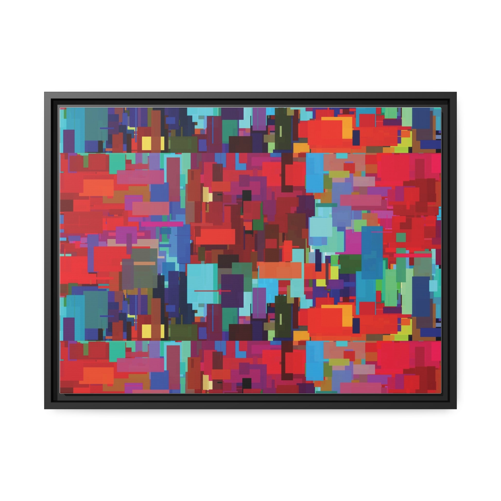 Abstract painting, Black Frame Printify