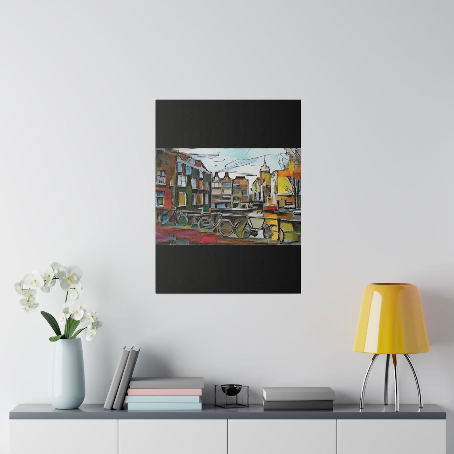 Walks in Amsterdam Canvas ￼ Printify