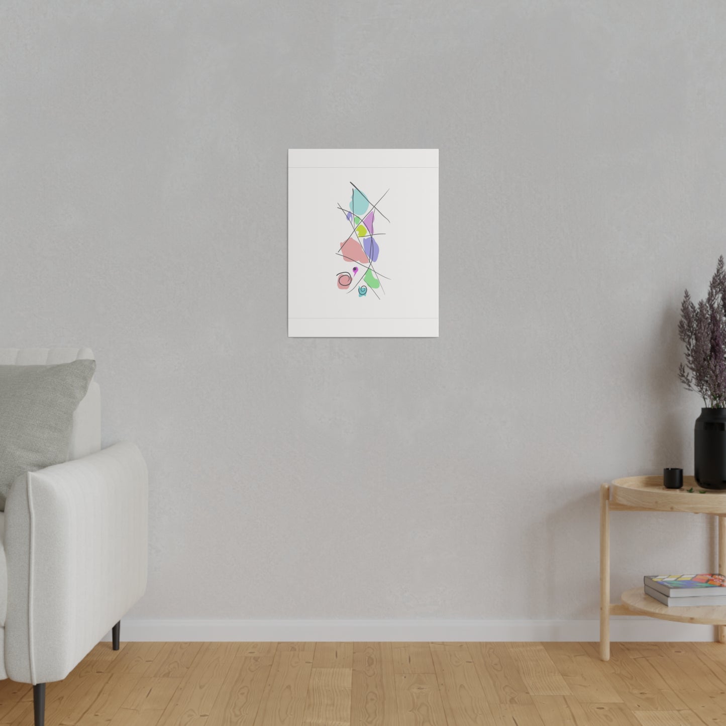 Pastels & Doodles Wall Art Printify