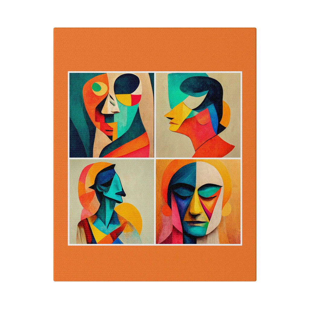 Abstract Faces Wall Art Printify