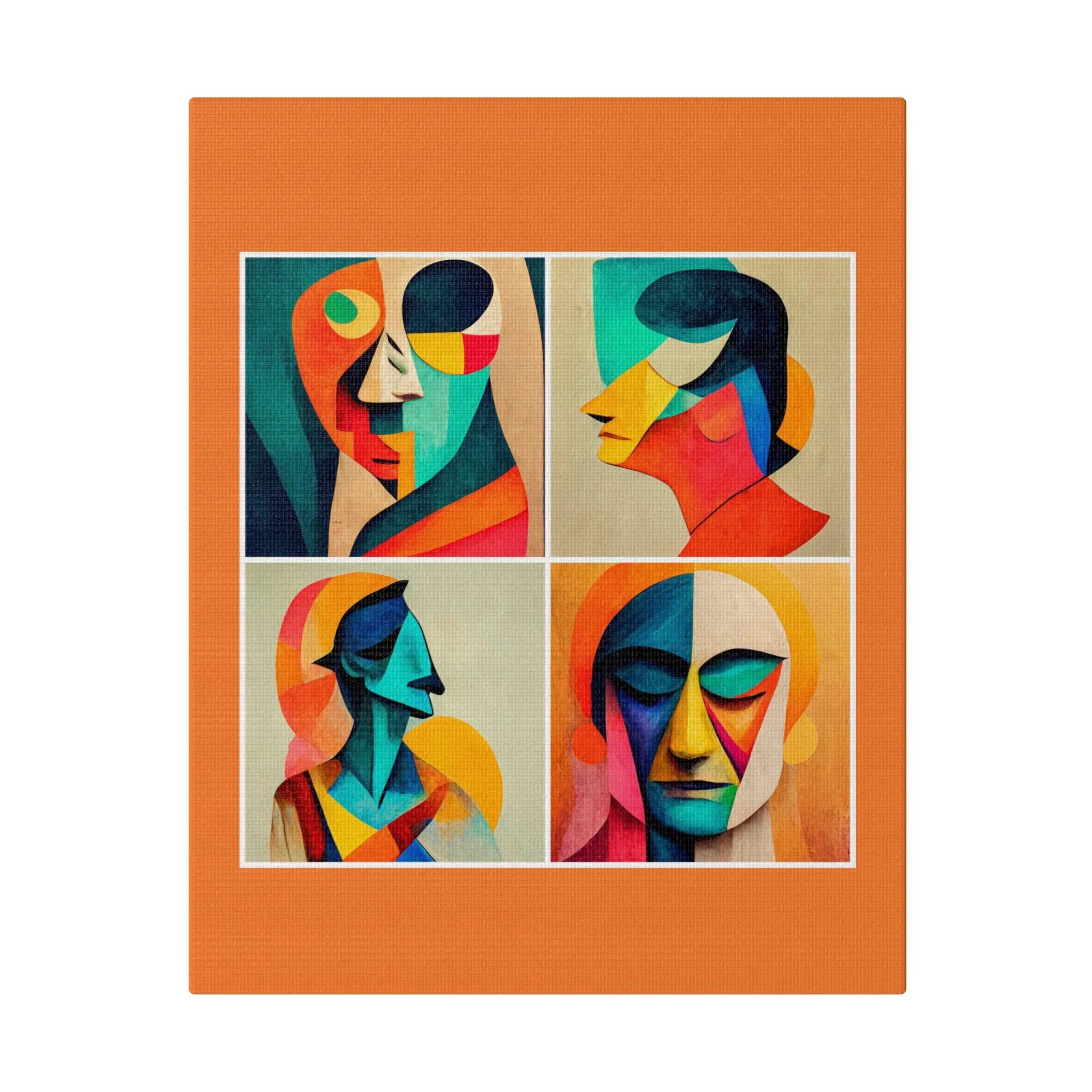Abstract Faces Wall Art Printify