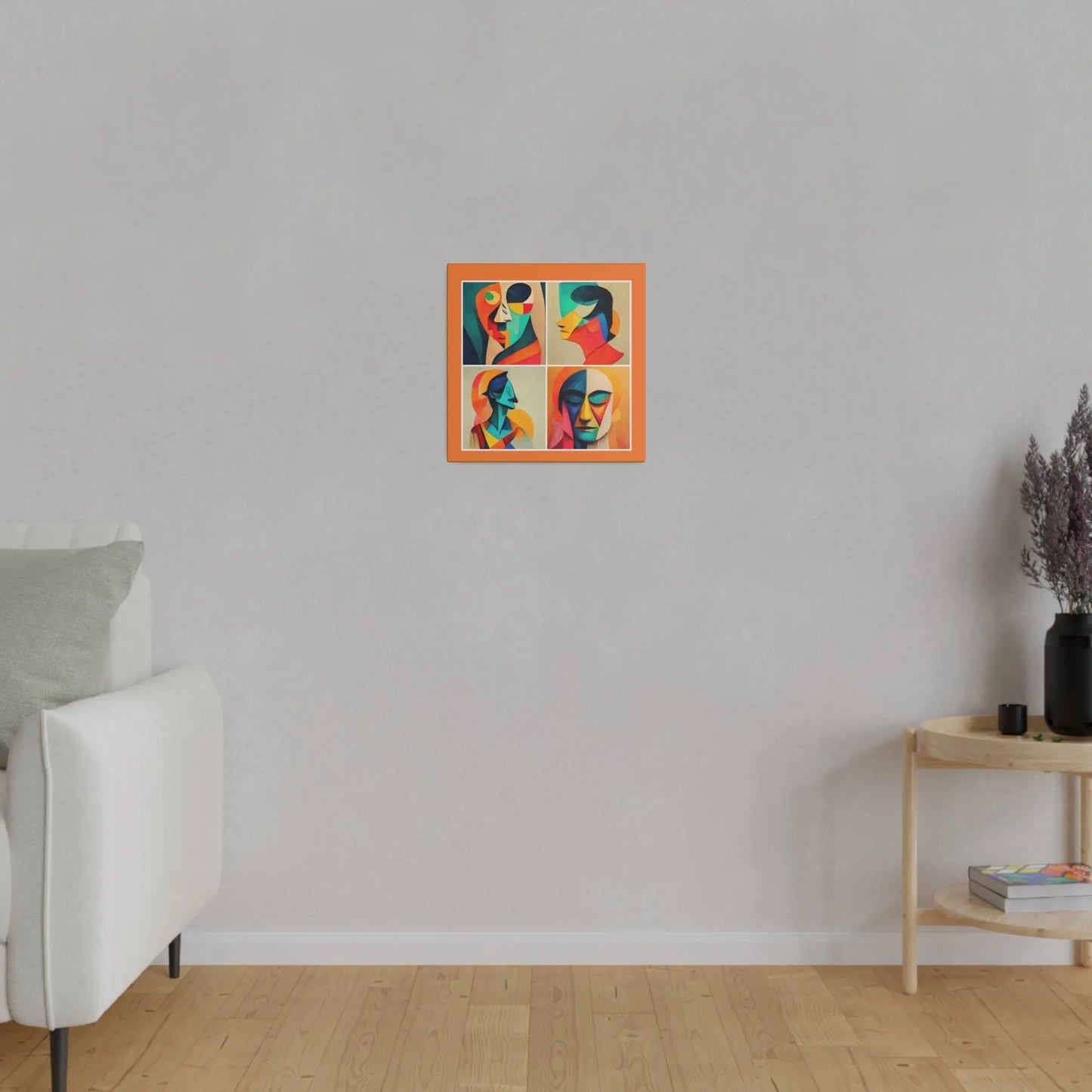 Abstract Faces Wall Art Printify