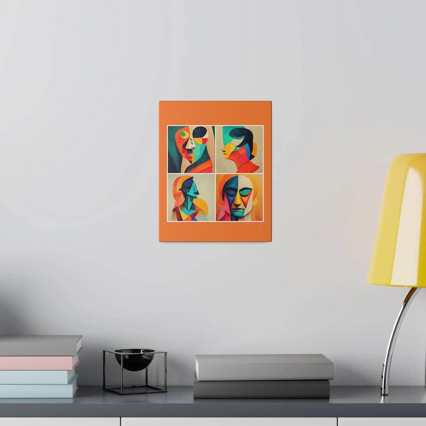 Abstract Faces Wall Art Printify