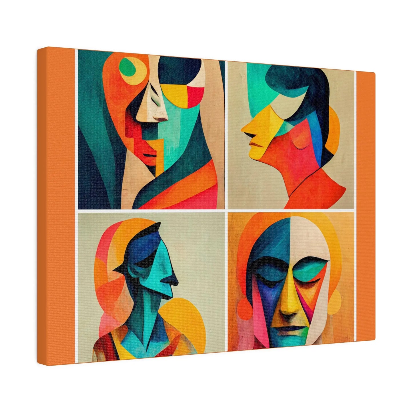 Abstract Faces Wall Art Printify