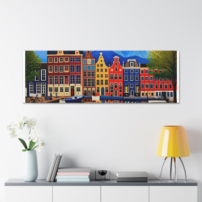 Amsterdam Canal Painting the perfect Gift for Printify