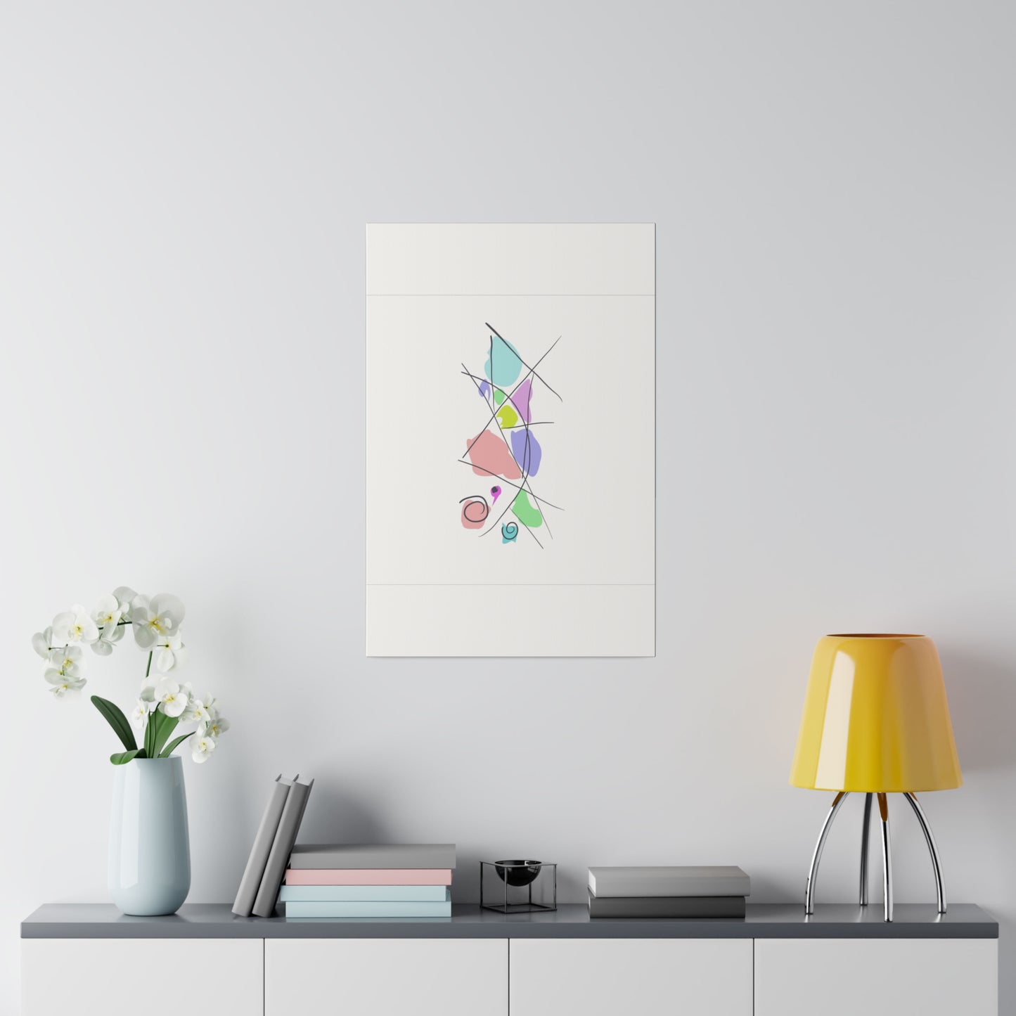 Pastels & Doodles Wall Art Printify