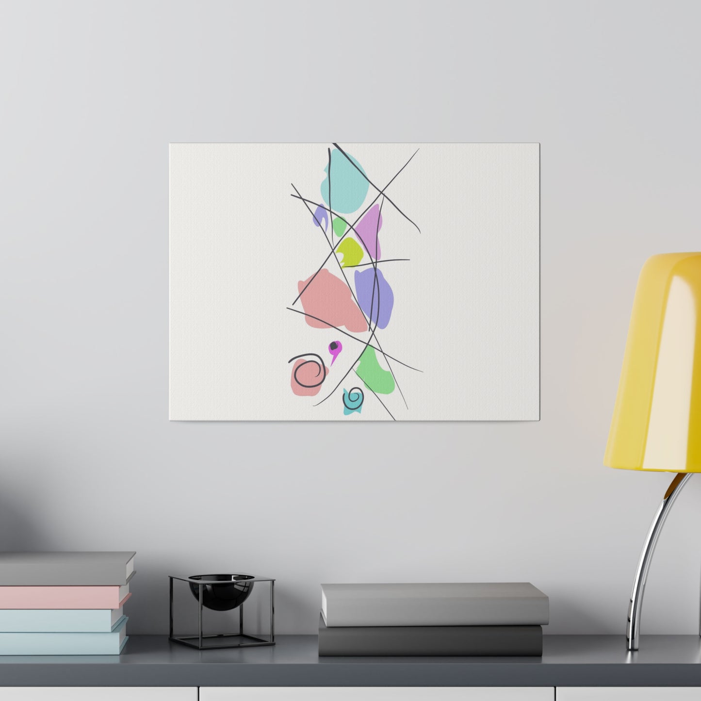 Pastels & Doodles Wall Art Printify