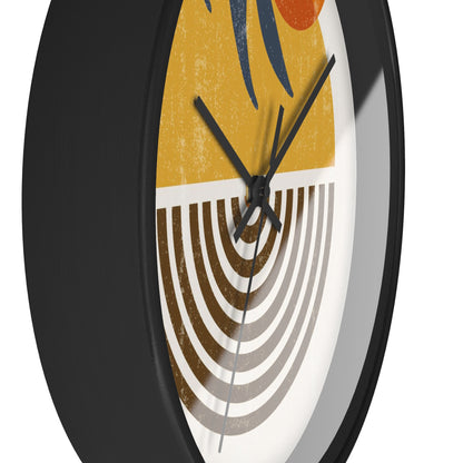 Sunsets & Tangerines Wall Clock Printify