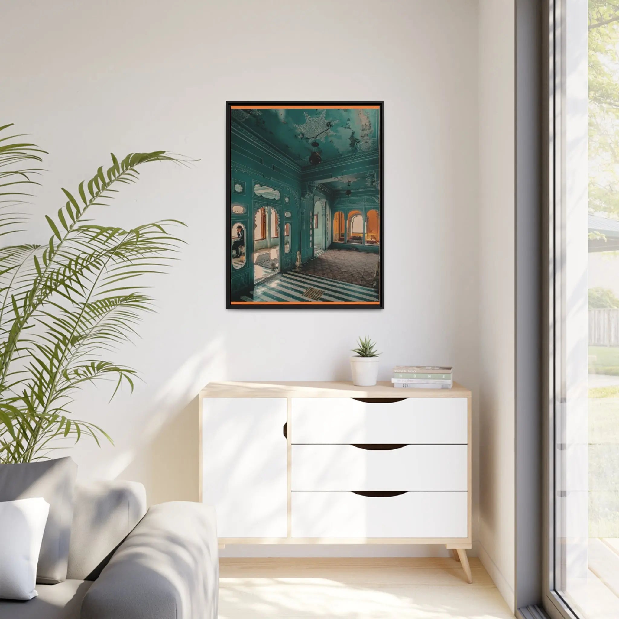 Matte Canvas, Black Frame Printify