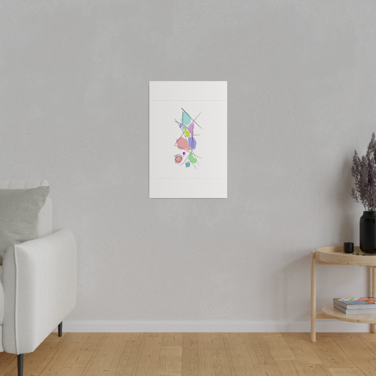 Pastels & Doodles Wall Art Printify