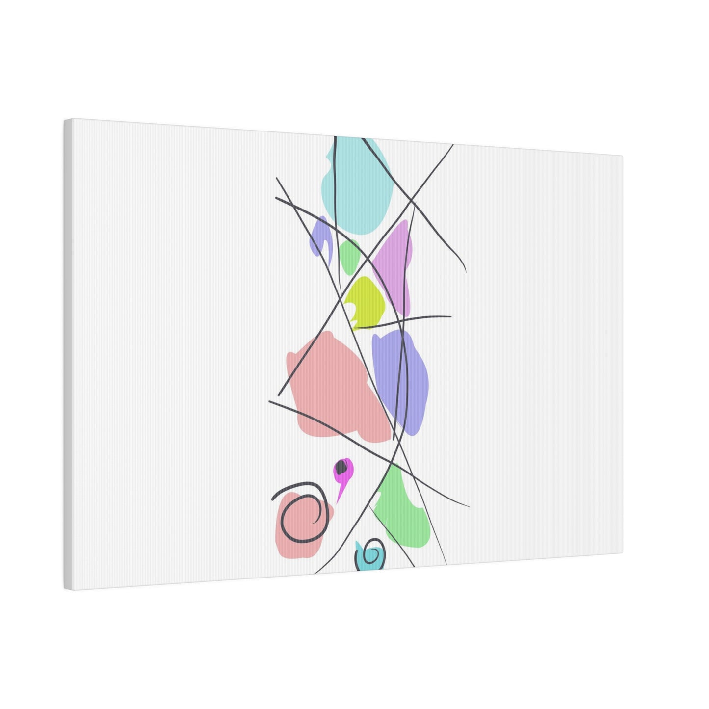 Pastels & Doodles Wall Art Printify