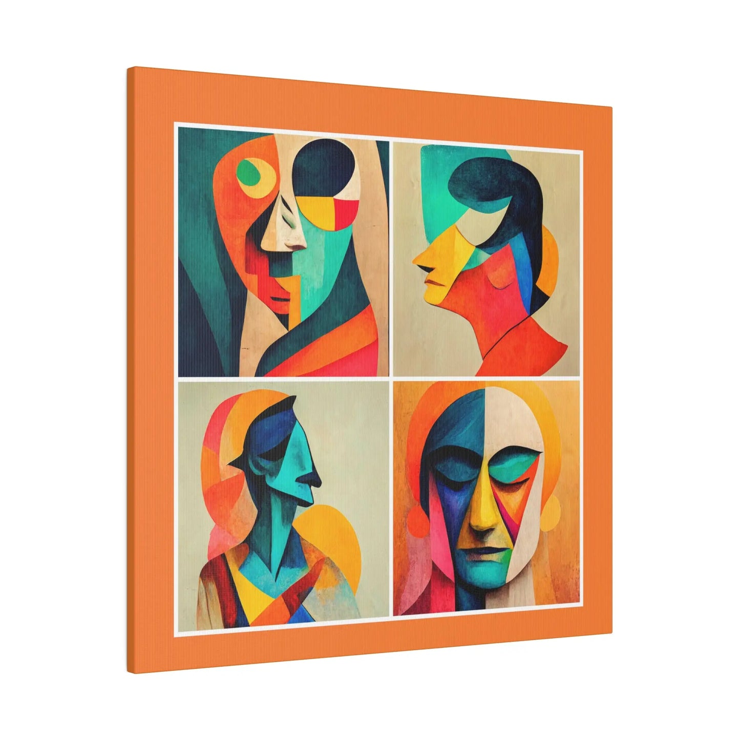 Abstract Faces Wall Art Printify