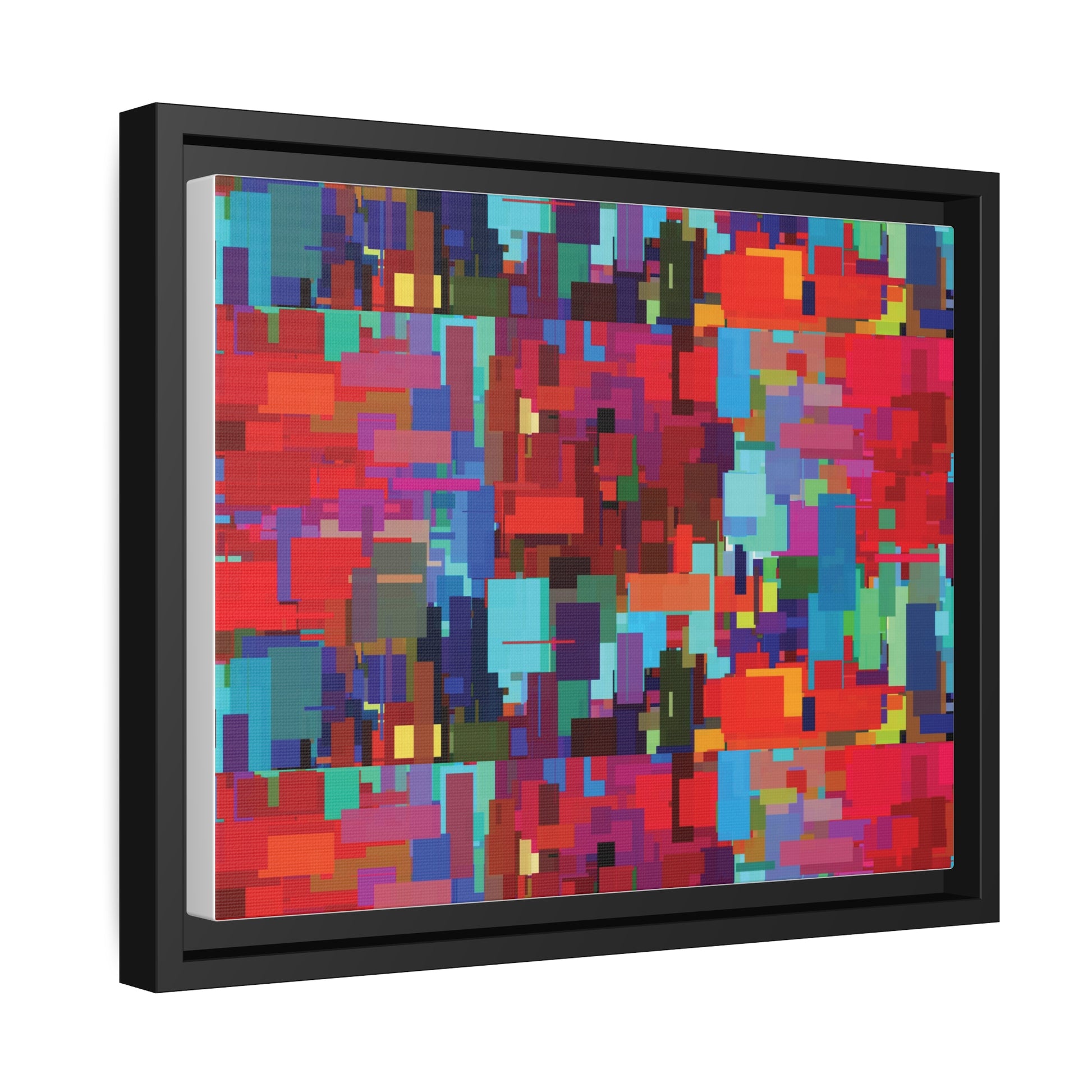 Abstract painting, Black Frame Printify