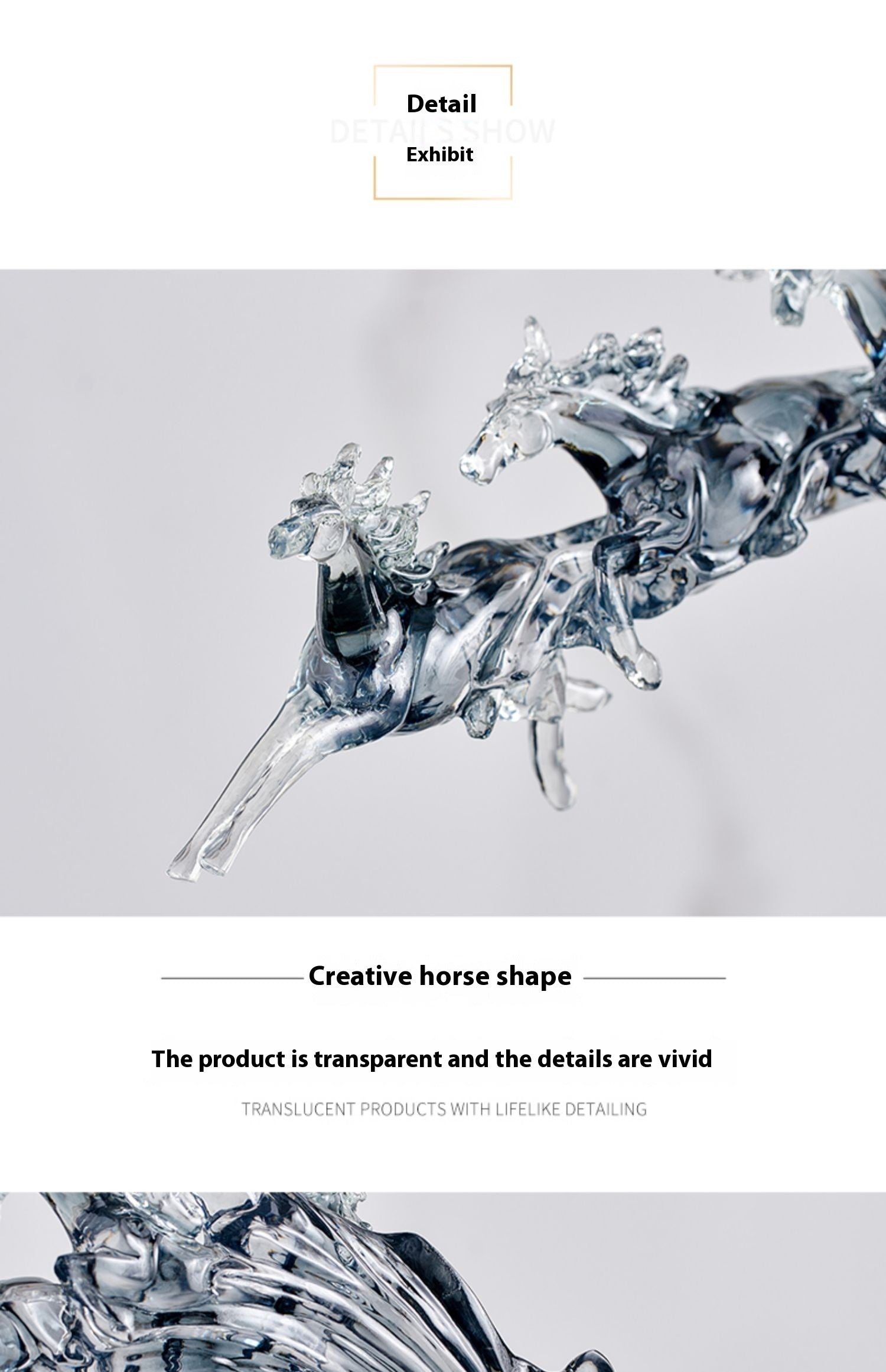 Horse Cabinet Decoration