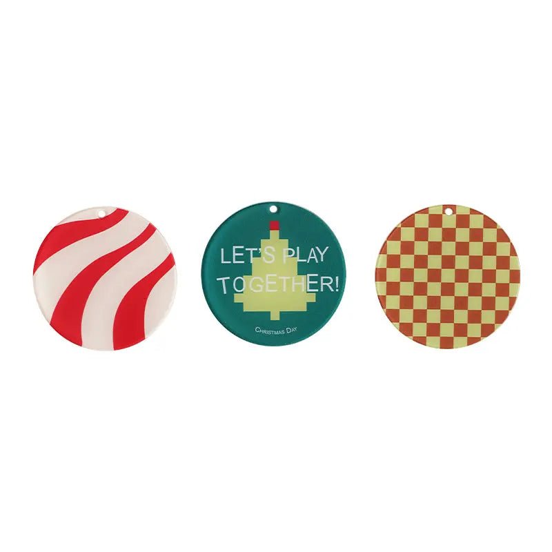 Acrylic Christmas Tree Decoration - Vibrant Colorful Set Londecor