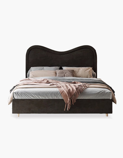 Baeyer King Size / Super King Size Bed, Velvet