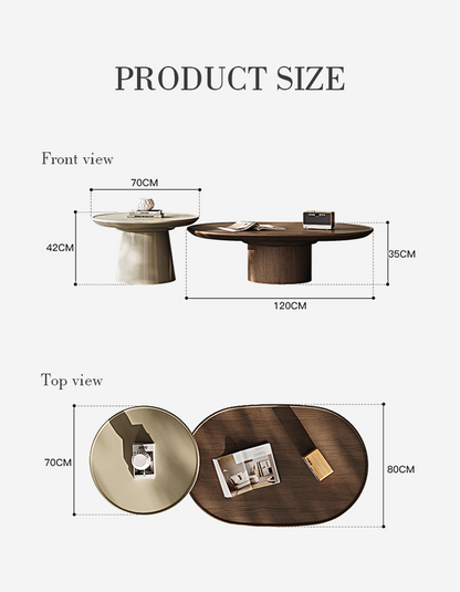 Nkrumah Coffee Table Set, Wood