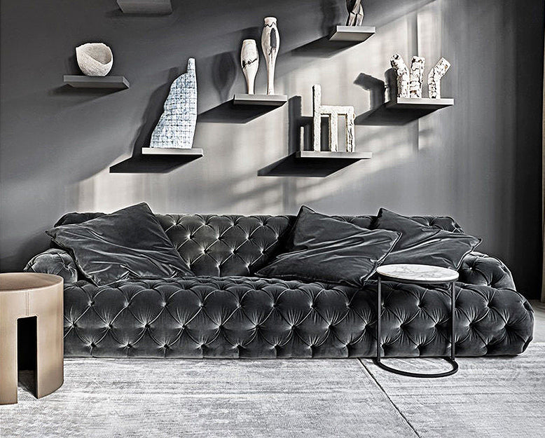 Emrys Chesterfield Corner Three Seater Sofa