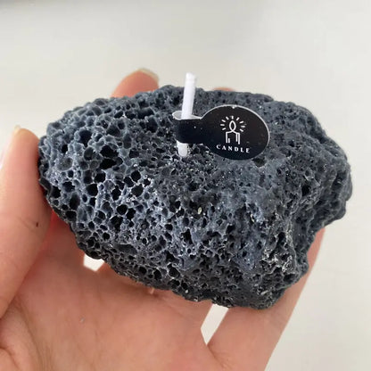 Meteorite Stone Candle Londecor