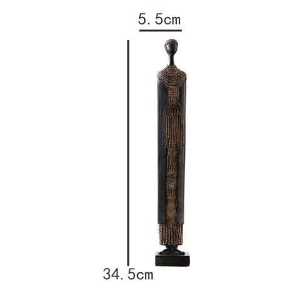 African figures resin decorations - Londecor