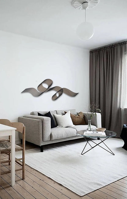 Wood Wall Art - Wooden Wave Panel - Home Decor - Layered Art Londecor