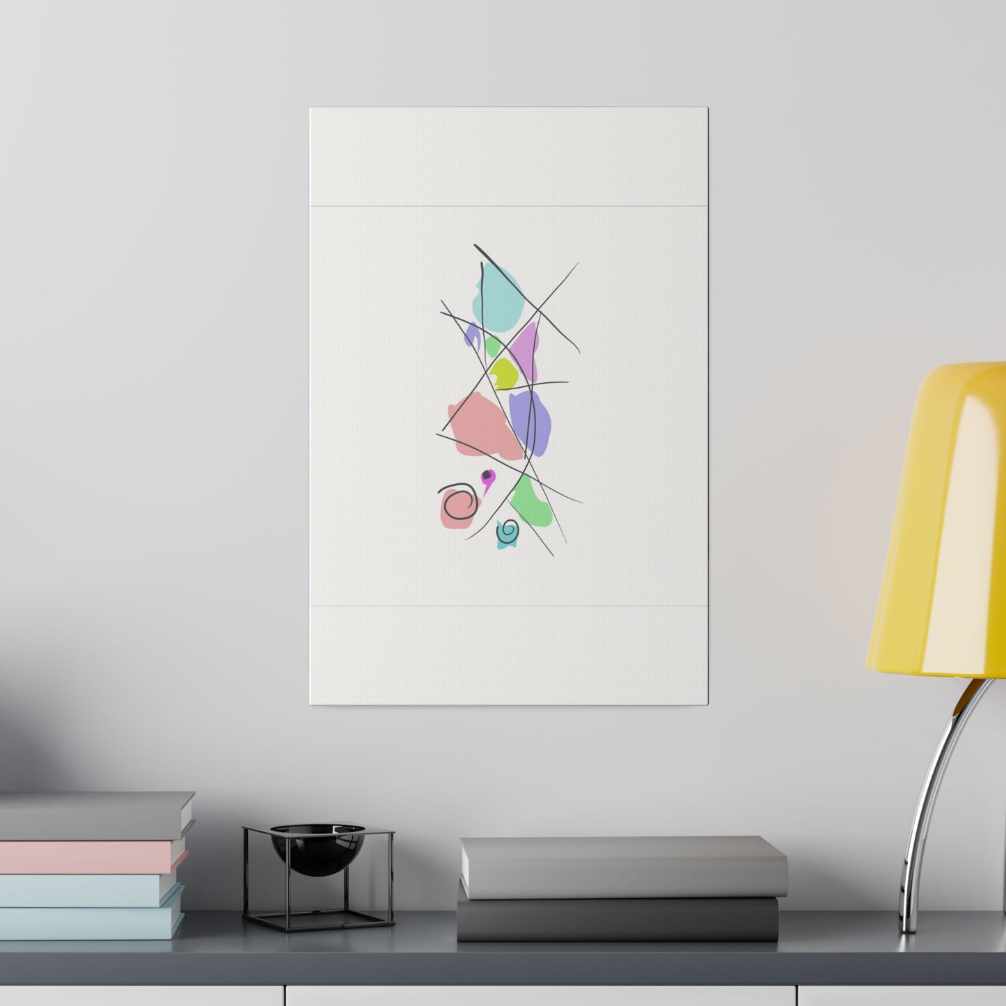 Pastels & Doodles Wall Art Printify