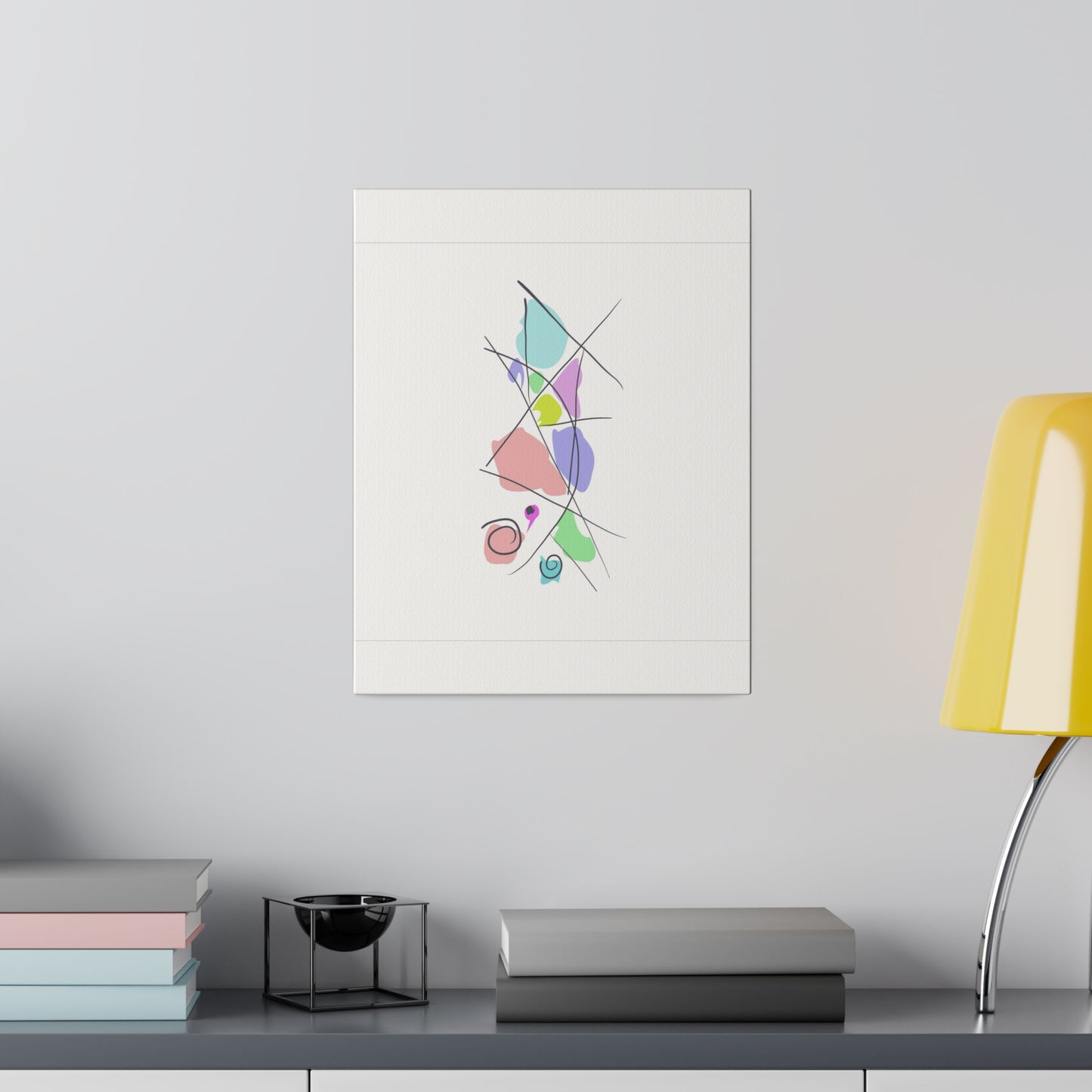 Pastels & Doodles Wall Art Printify