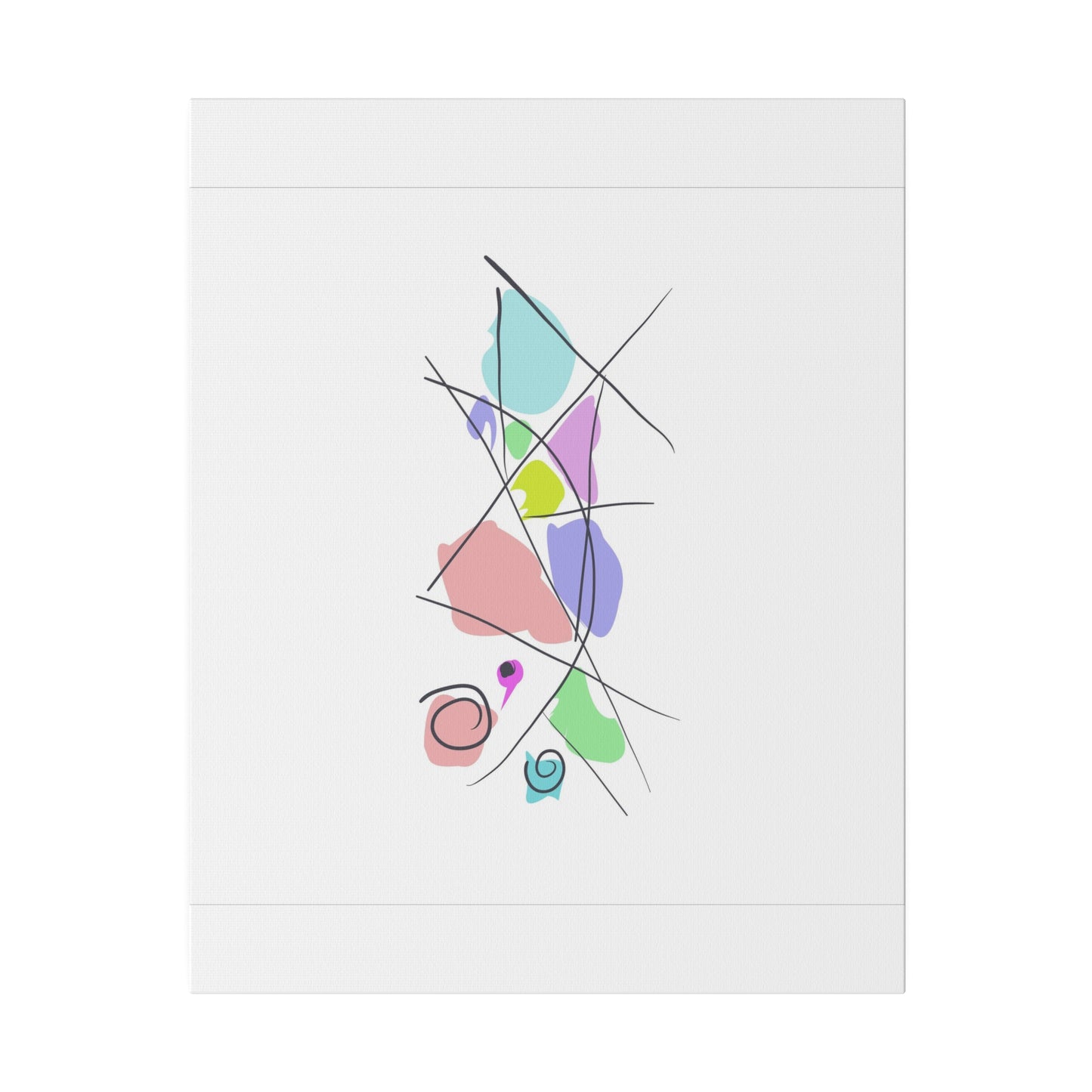 Pastels & Doodles Wall Art Printify