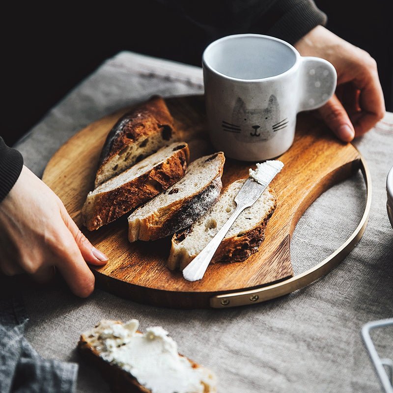 Solid brass brass tray