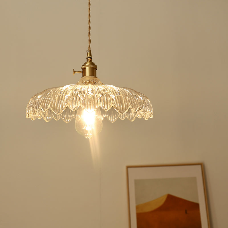 Fashion Simple Vintage Brass Glass Chandelier Londecor