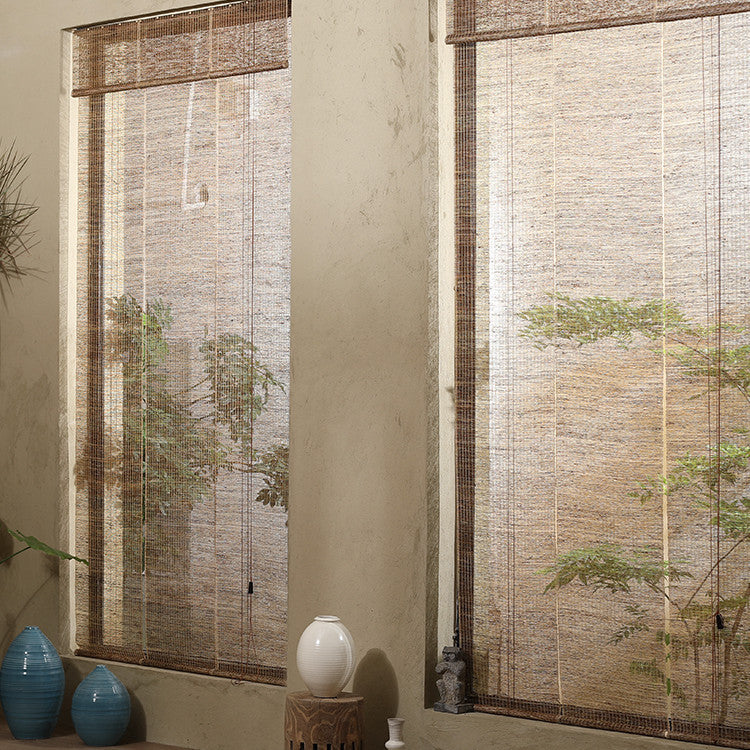 Ramie Roller Blind: Eco-Friendly Japanese Tea Room Style (Retro)