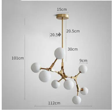 Designer Magic Bean Chandelier Londecor