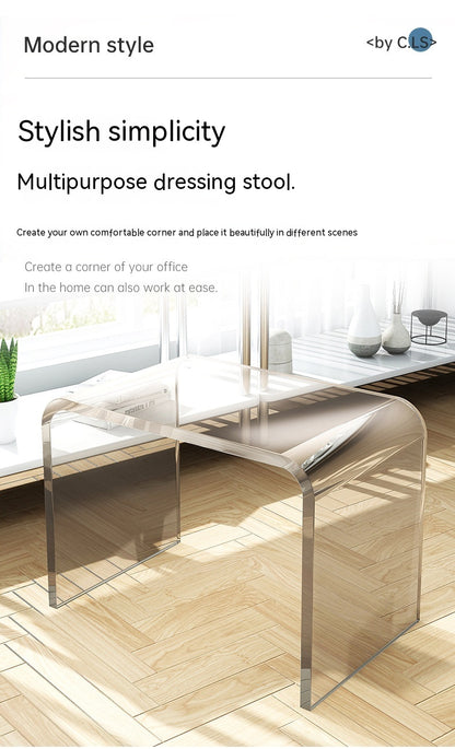 Modern Minimalist: Acrylic Coffee Table (Light Luxury, Side Table/Nightstand)