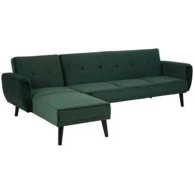 Serene 3 Seat Green Sofa Bed