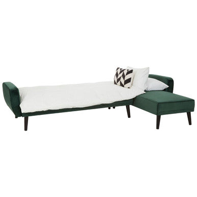 Serene 3 Seat Green Sofa Bed