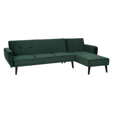Serene 3 Seat Green Sofa Bed