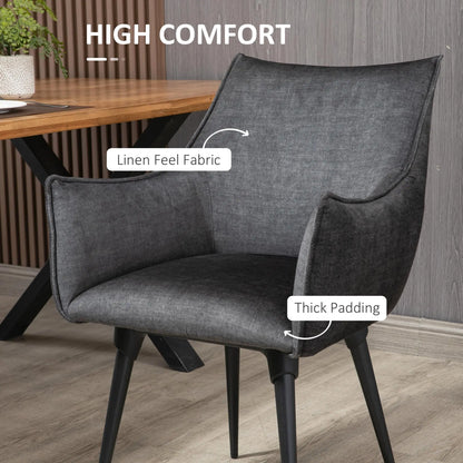 Modern Armchairs with Steel Legs. Londecor