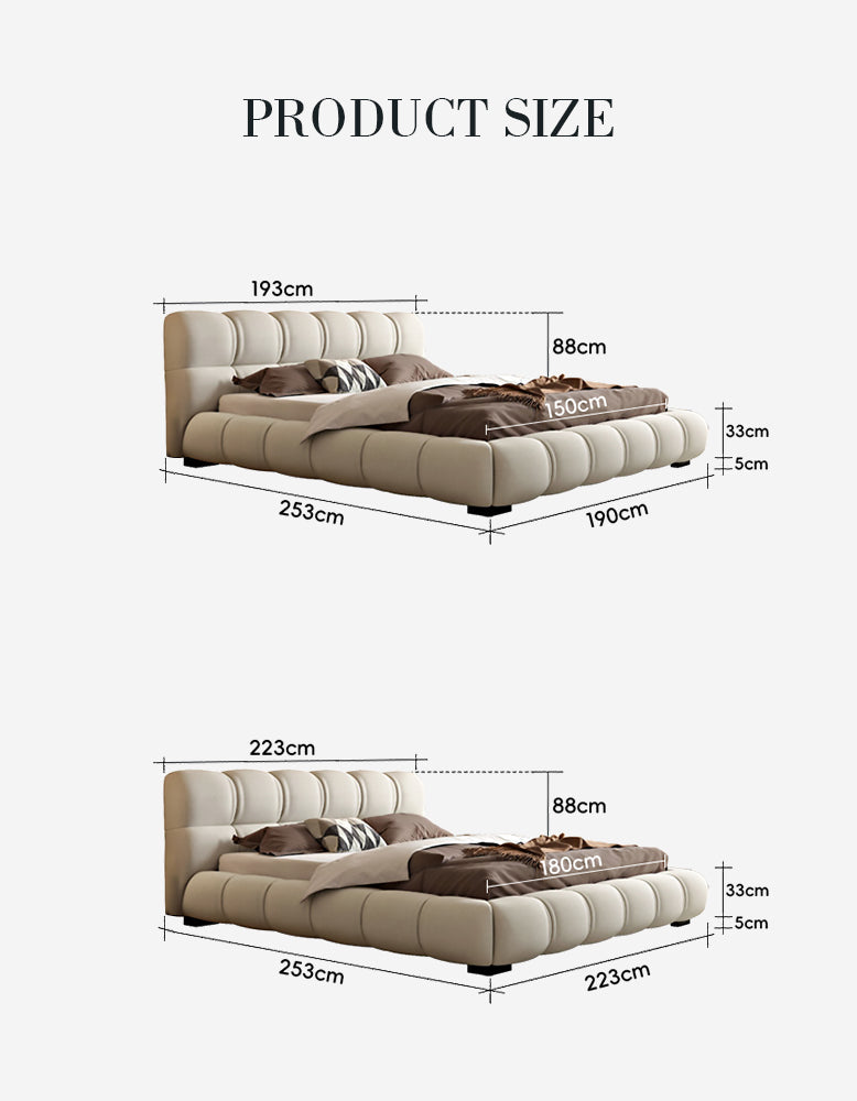 Bader King Size / Super King Size Bed, Velvet