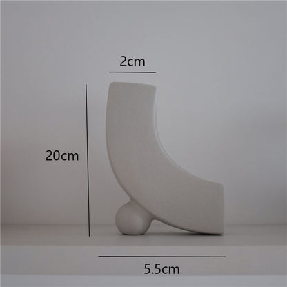 Plain Ceramic Vase Decoration