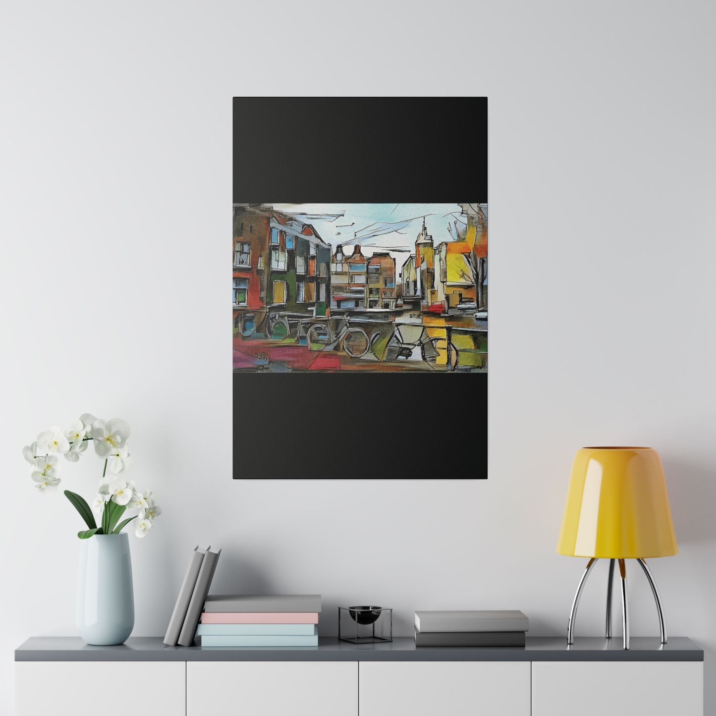 Walks in Amsterdam Canvas ￼ Printify