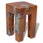 Coffee Table Solid Teak Wood and Resin Londecor