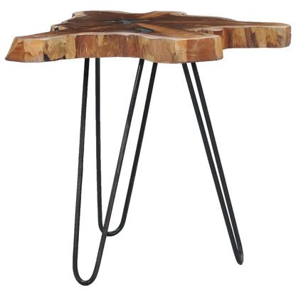 Teak Wood and Resin Side Table Londecor