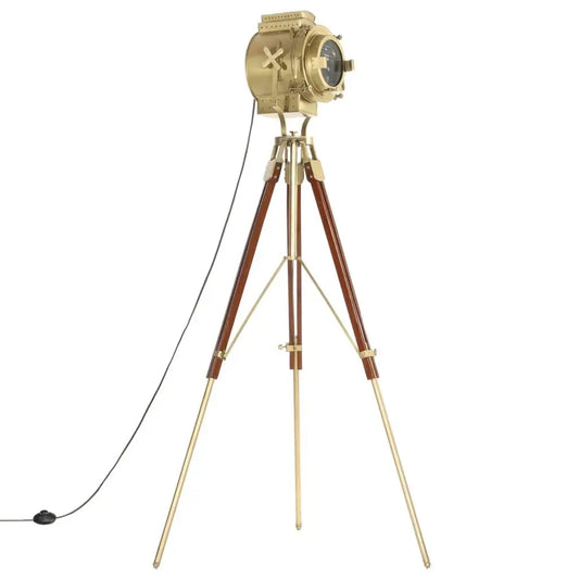 Tripod Floor Lamp Solid Mango Wood 193 cm Londecor