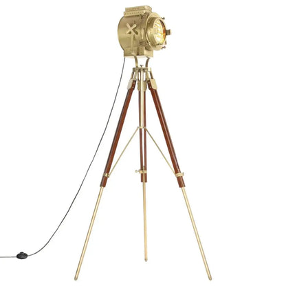 Tripod Floor Lamp Solid Mango Wood 193 cm Londecor