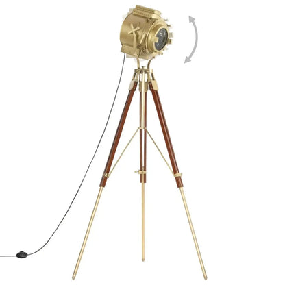 Tripod Floor Lamp Solid Mango Wood 193 cm Londecor